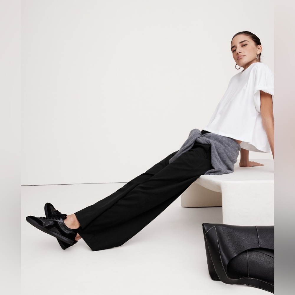 BANANA REPUBLIC THE EVERYDAY WIDE-LEG PANT - Picture 5 of 12